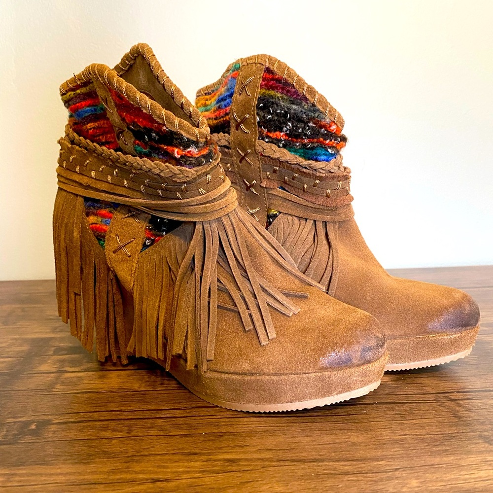 Naughty Monkey Heel Boots 8